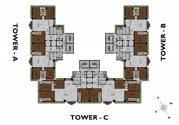  cardinal-one Tower 1 Cluster Plan
