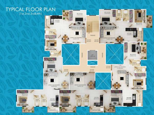 Neel Mani 7 Typical Cluster Plan neel-mani-7 Neel Mani 7 Typical Cluster Plan