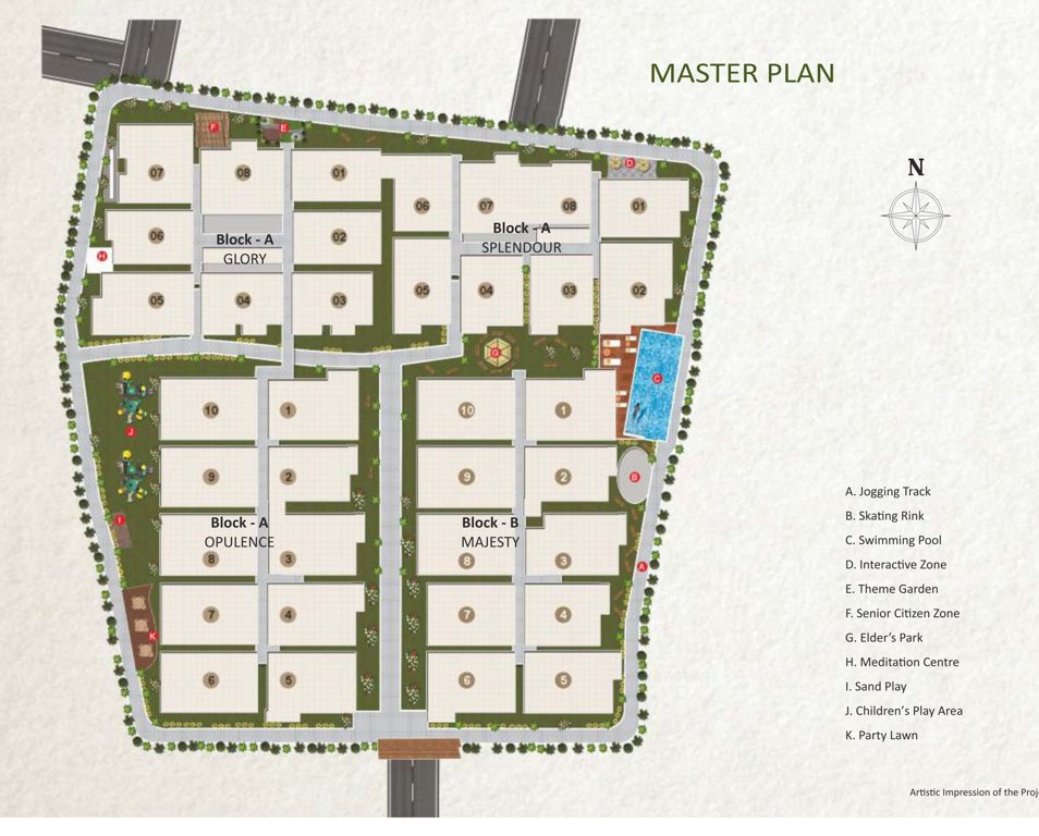  sai nandana grandeur Master Plan