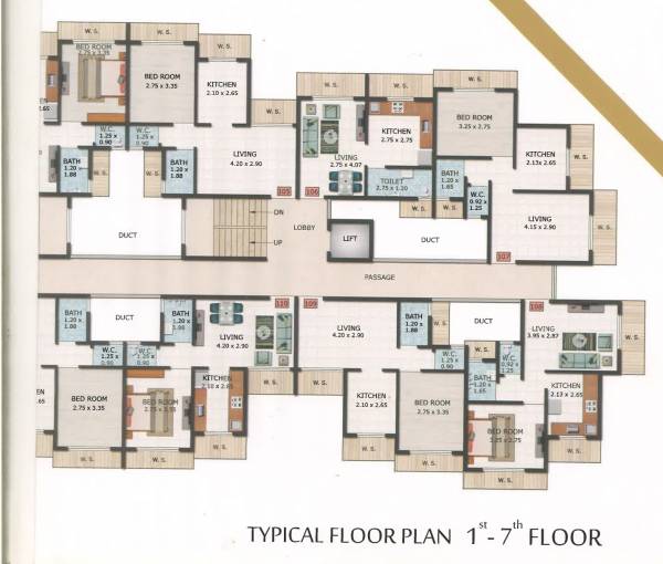  galaxy Building 1 Cluster Plan