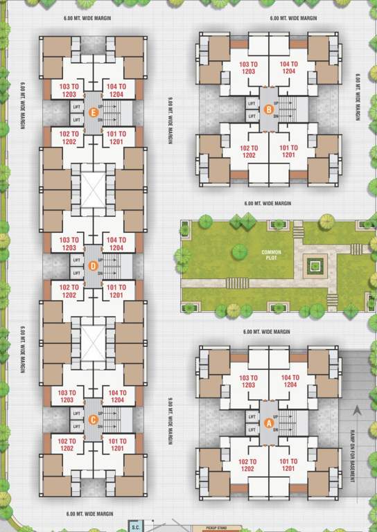  parisar Images for Cluster Plan of Pramukh Parisar