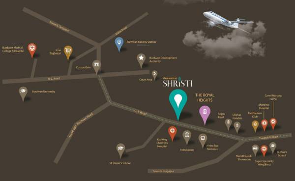  shristi Location Plan