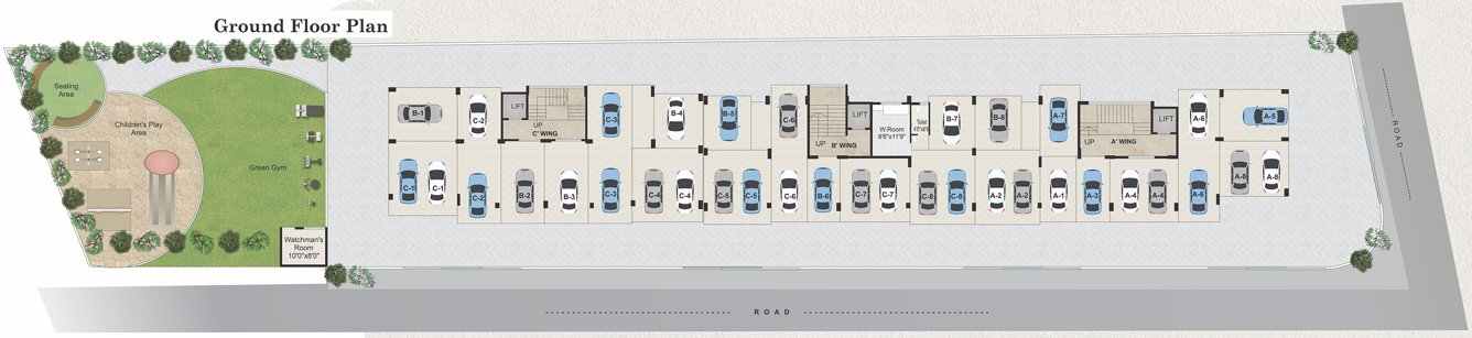 Images for Cluster Plan of Shreeyog Shreepadma Apartment