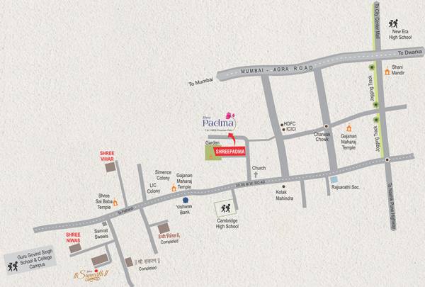 Images for Location Plan of Shreeyog Shreepadma Apartment