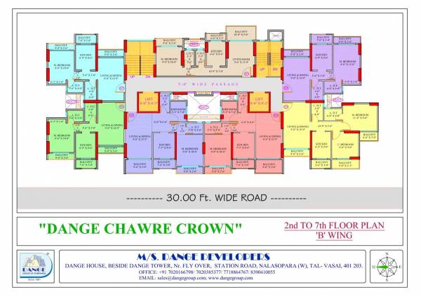  dange-crown-b-wing Dange Chawre Crown B Wing Cluster Plan