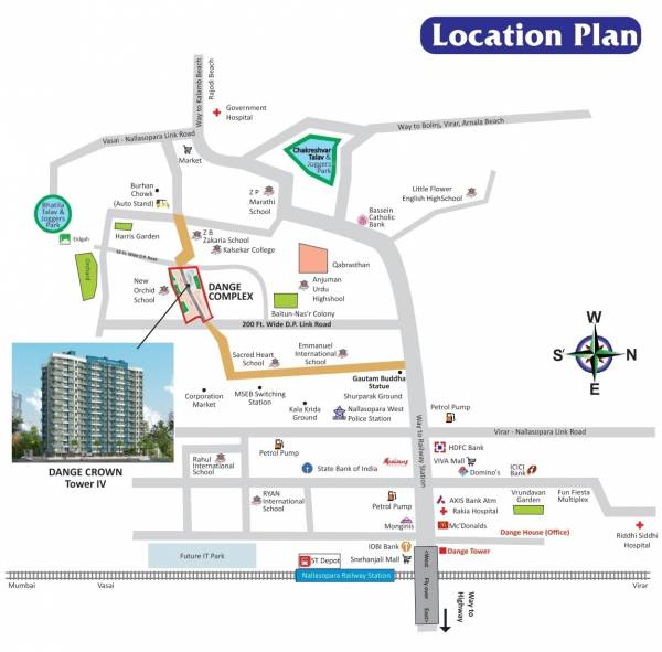  dange-crown-b-wing Location Plan