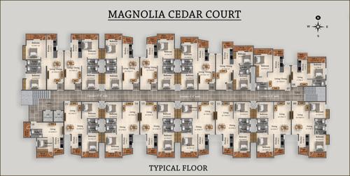  magnolia-cedar-court Cluster Plan