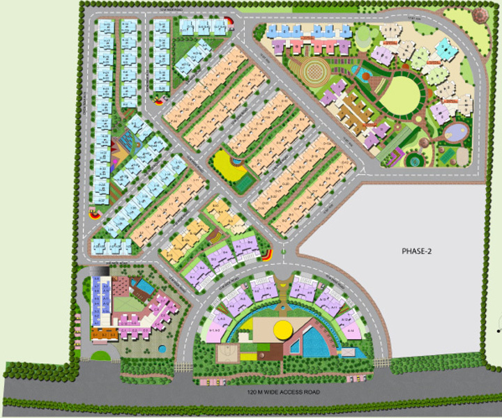 Images for Site Plan of Ajnara Panorama Phase 2 Villas