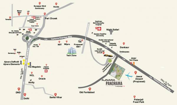 Images for Location Plan of Ajnara Panorama Phase 2 Villas Images for Location Plan of Ajnara Panorama Phase 2 Villas