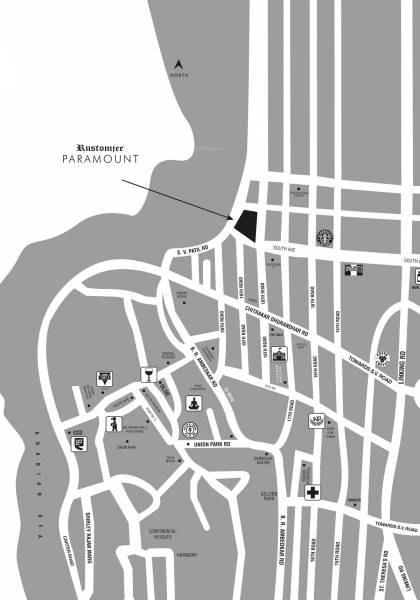 Images for Location Plan of Rustomjee Paramount Wing F Images for Location Plan of Rustomjee Paramount Wing F