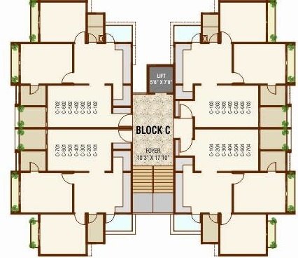 pooja heaven Block C Cluster Plan