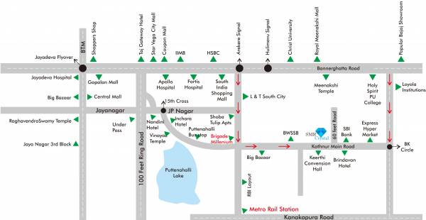  crystal Location Plan