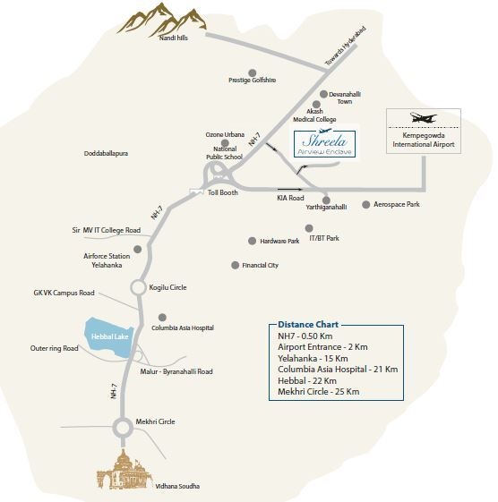 Images for Location Plan of M G Shreela Airview Enclave