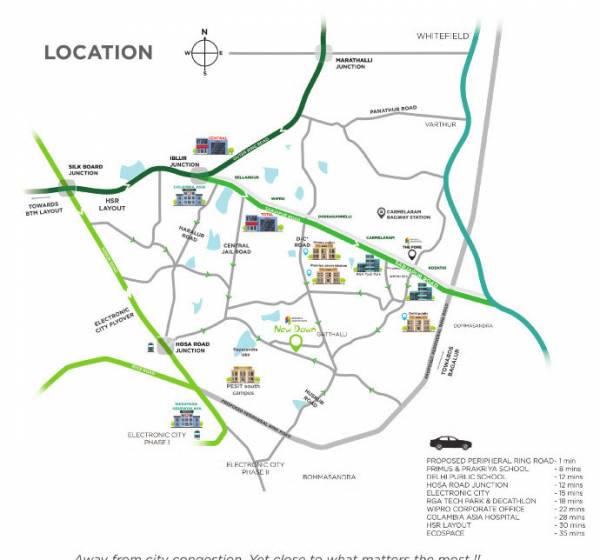  new-dawn Location Plan