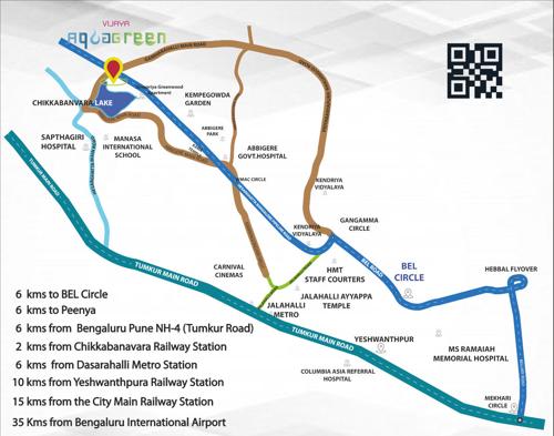  vijaya-aquagreen Images for Location Plan of H B Shivakumar Vijaya Aquagreen