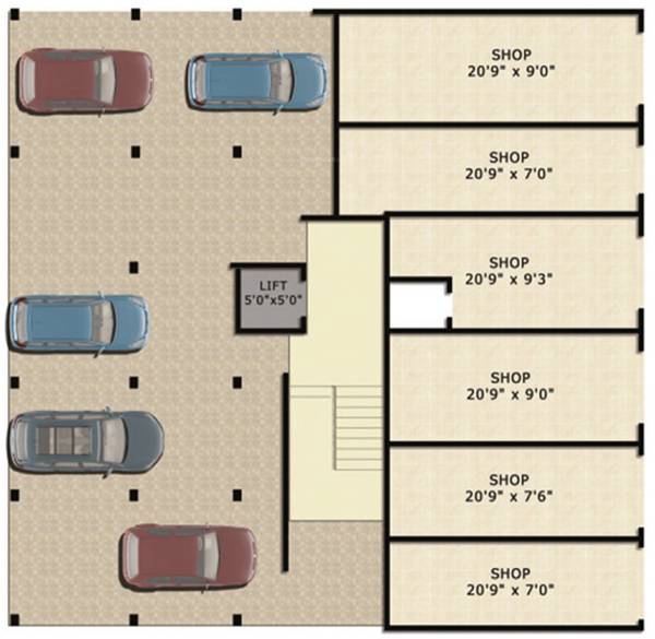 Images for Cluster Plan of Mauli Residency