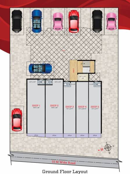  niwas Anant Niwas Cluster Plan for Ground Floor