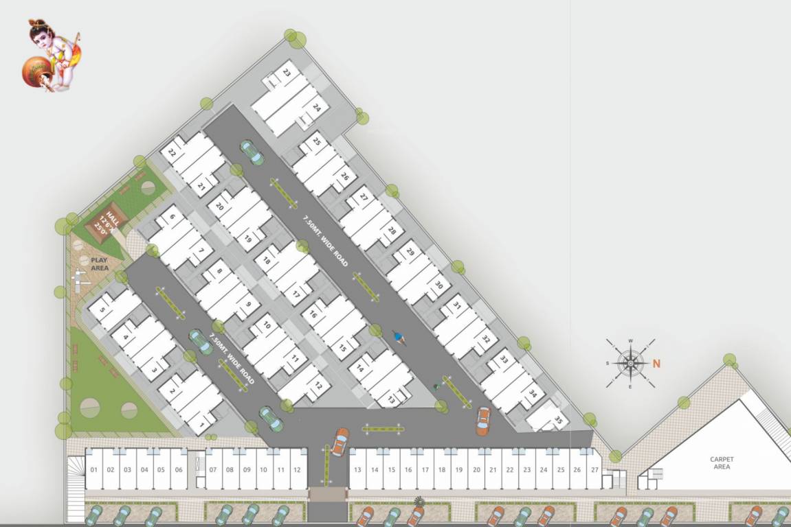 Images for Layout Plan of Jiya Associates Kanha Nirmal