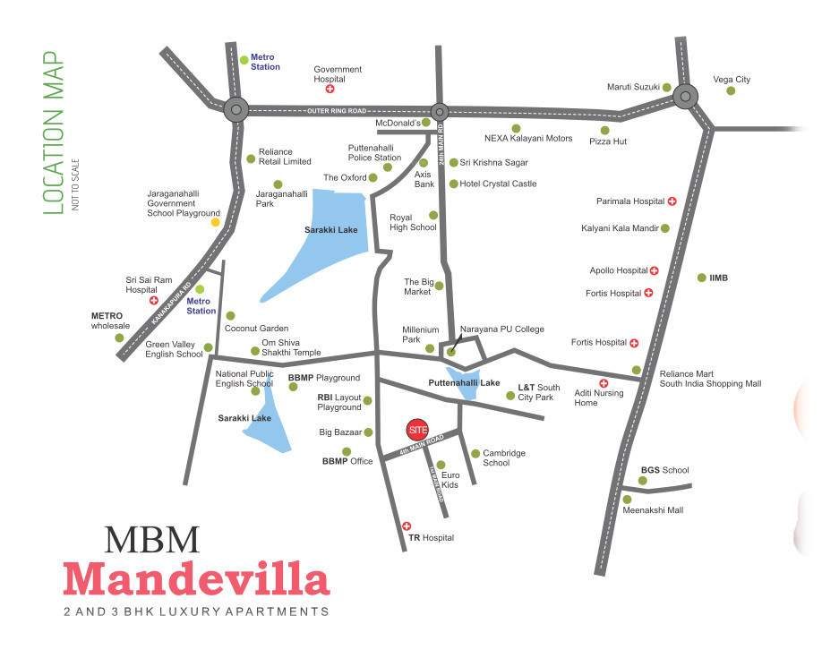  mande villa Location Plan