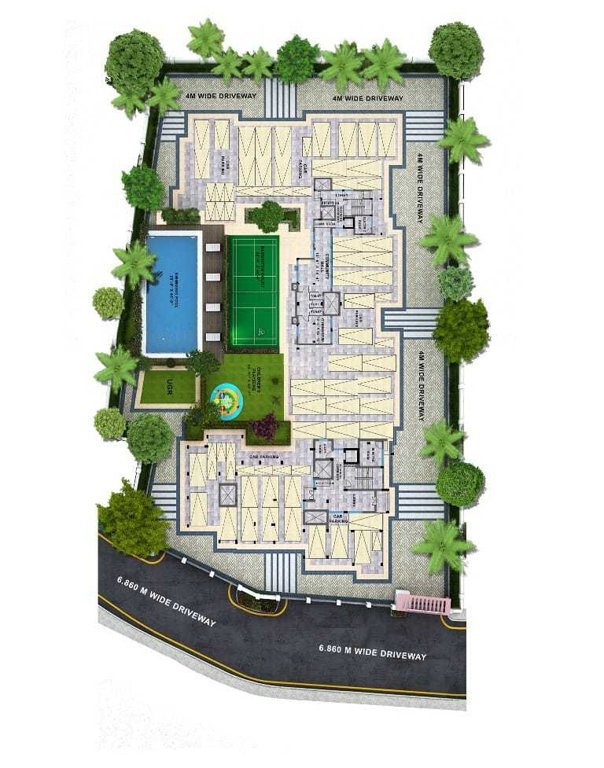  mission niketan Layout Plan