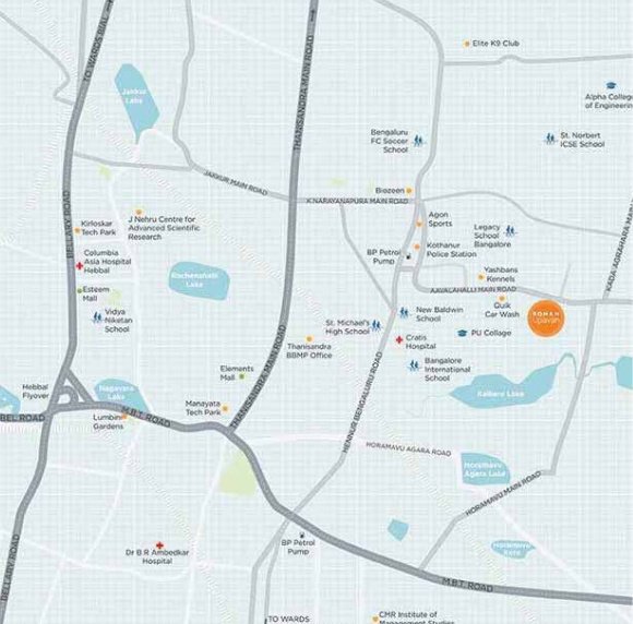  upavan phase 3 Location Plan