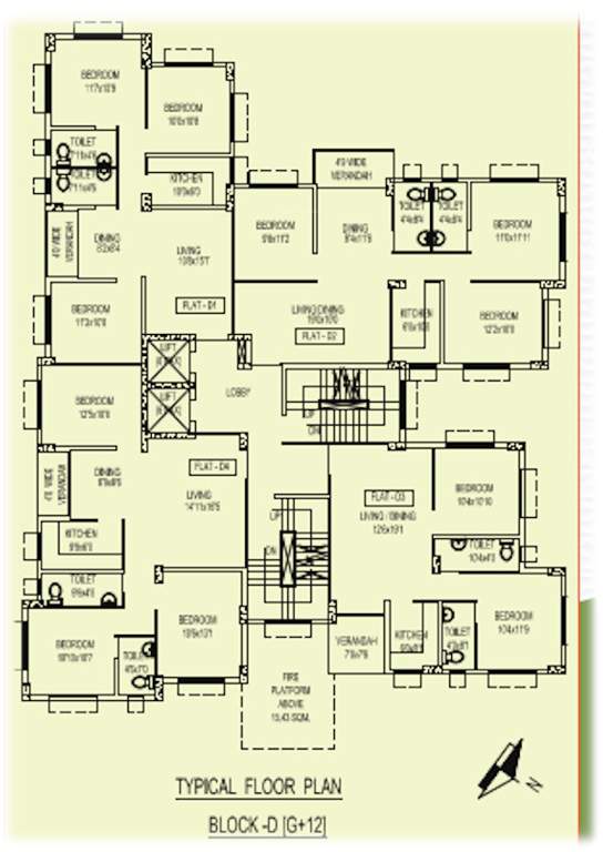  dnp heights phase ii Tower 1 Cluster Plan
