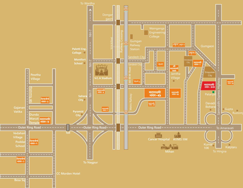 nagar 10 Location Plan