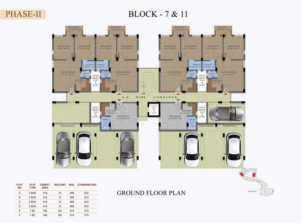  swapno puron phase ll Block 7 And 11 Cluster Plan for ground Floor