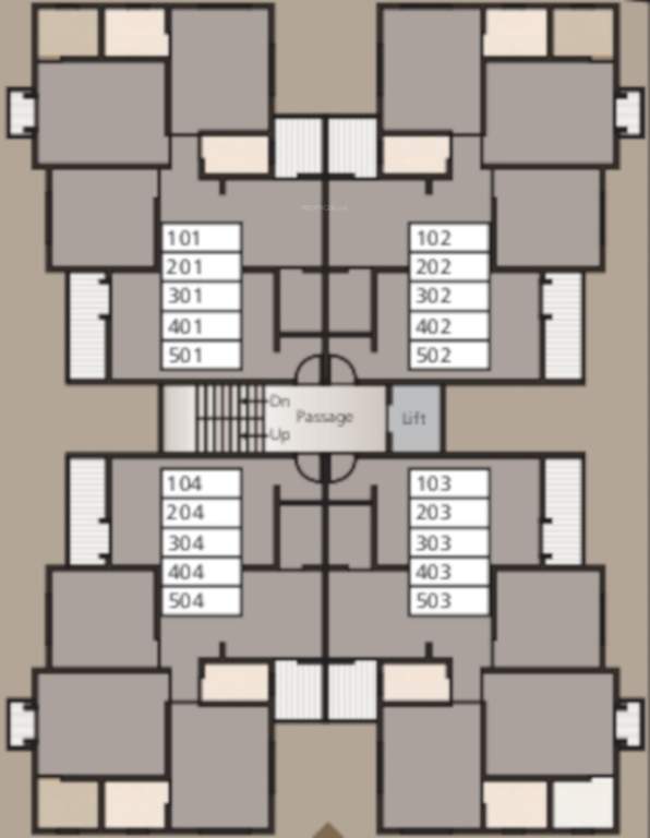 Images for Cluster Plan of Shreeji Riddhi Siddhi Erica