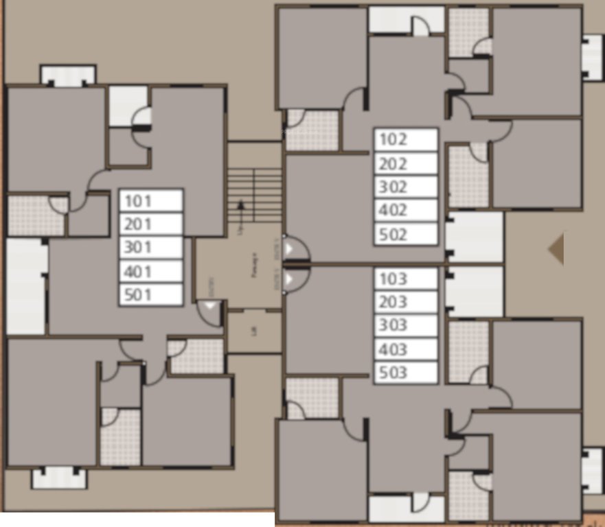 Images for Cluster Plan of Shreeji Riddhi Siddhi Erica