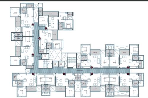  solitaire-homes-pashan Building 1 - 1st To 4th Floor and 5th Floor Part Cluster Plan