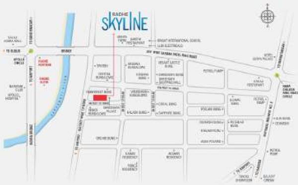 Images for Location Plan of Pratham Radhe Skyline
