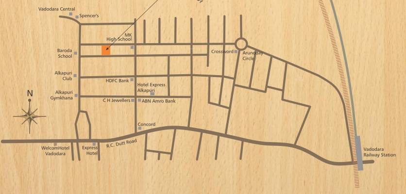 Images for Location Plan of Hemant Bhanuprasad Pandya The Gods Gift Premium Apartments