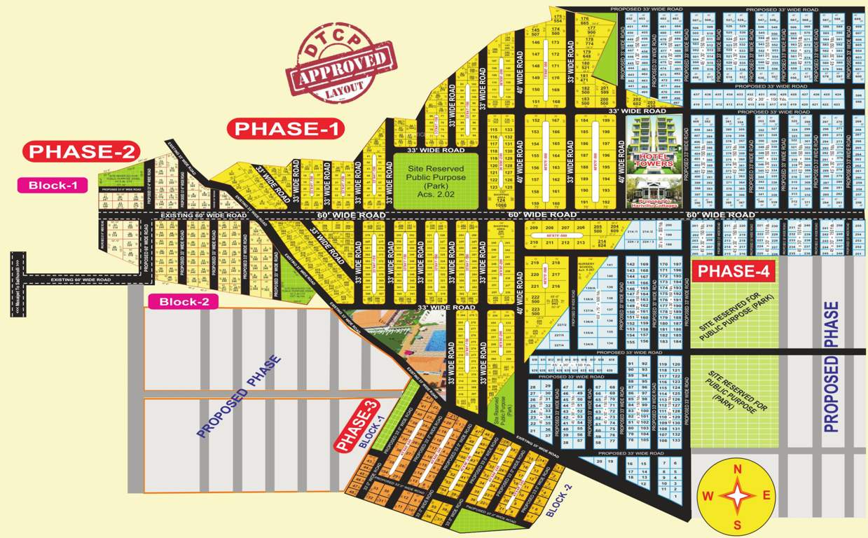 Images for Layout Plan of Harivillu Township
