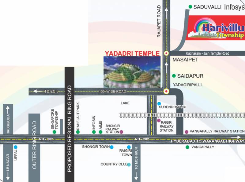 Images for Location Plan of Harivillu Township