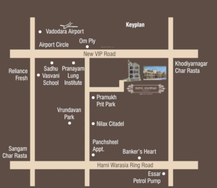 Images for Location Plan of Harsh Indradarshan Bunglows