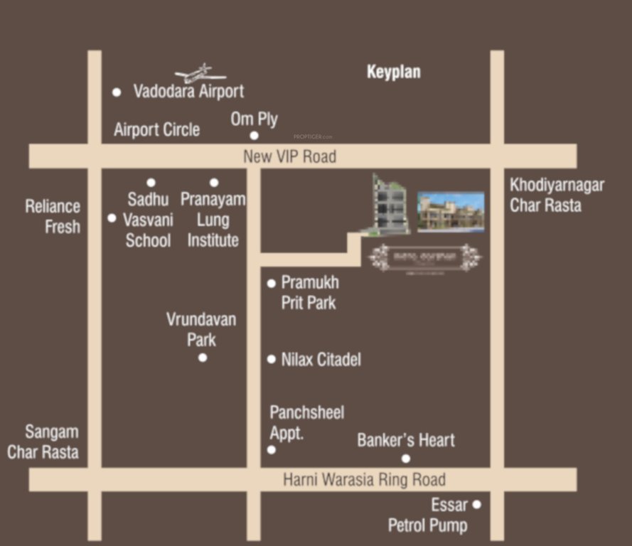 Images for Location Plan of Harsh Indradarshan Bunglows