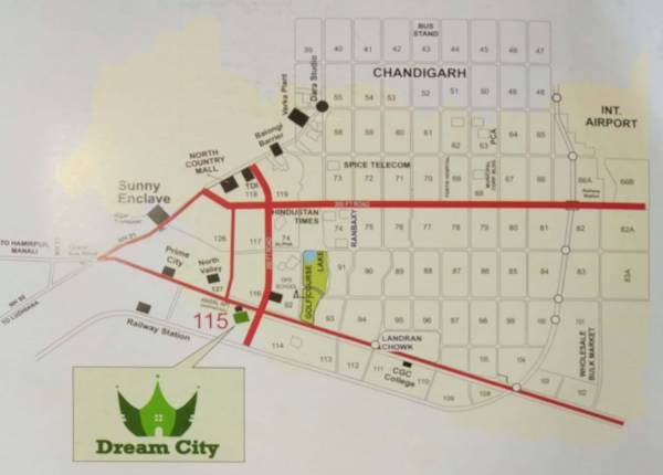 Images for Location Plan of Proud nature buildtech Dream City