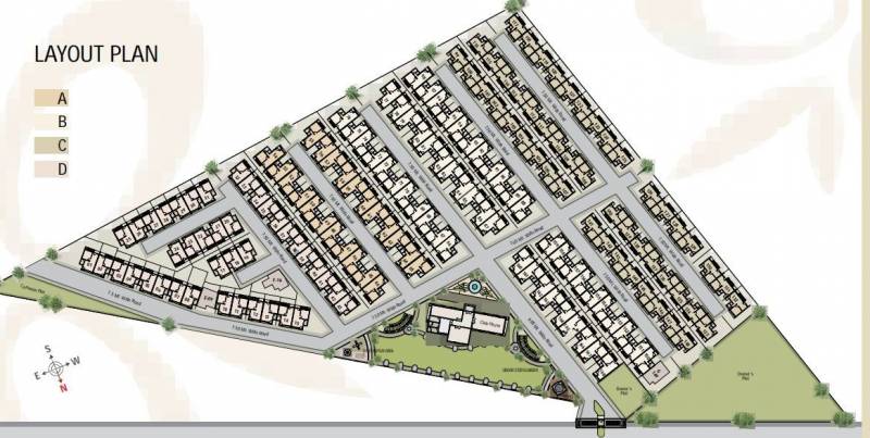 Images for Layout Plan of Maitri Shree Hari Nandan Residency And Nilkanth Avenue