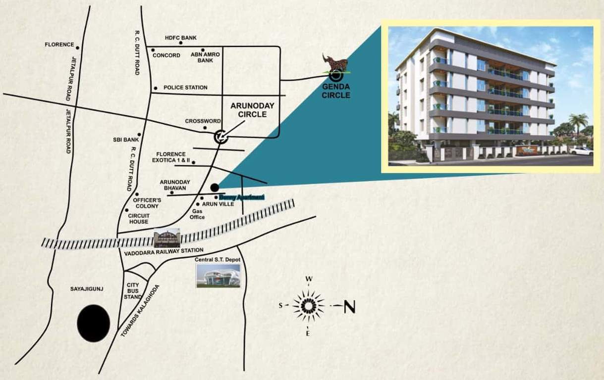  vraj vihar Location Plan