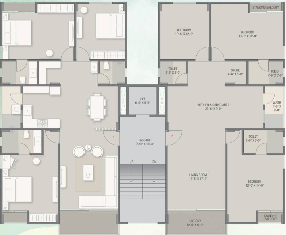 Images for Cluster Plan of Orchid Flora