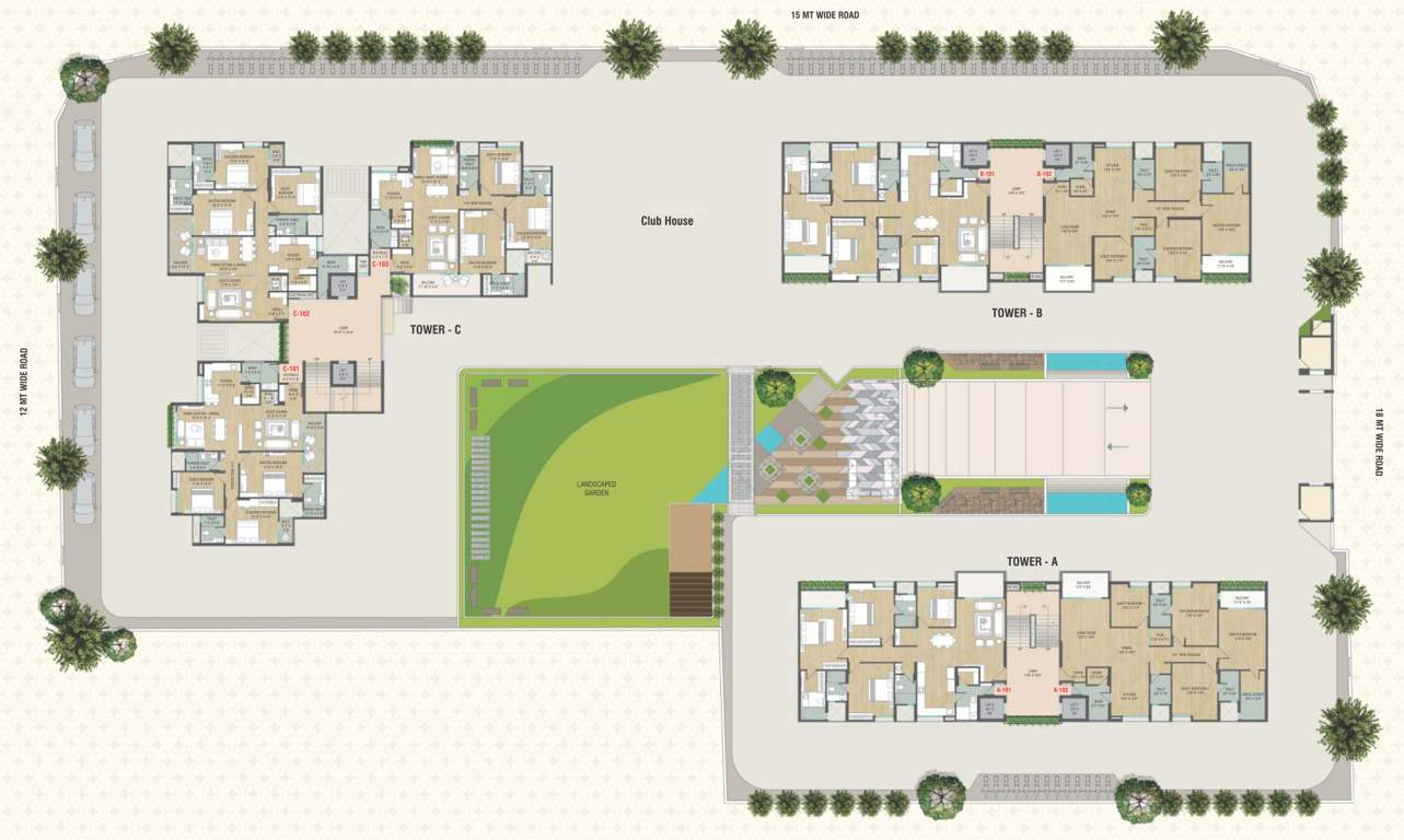 Images for Cluster Plan of Fortune Corporation Fortune Imperia
