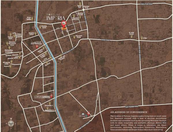 Images for Location Plan of Fortune Corporation Fortune Imperia