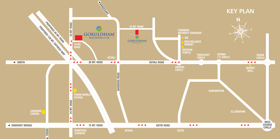 Images for Location Plan of Shree Siddhivinayak Gokuldham Residency II