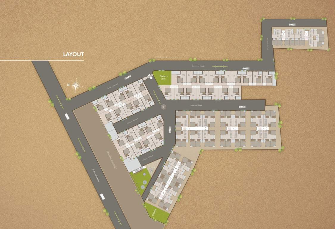  sahaj residency Layout Plan