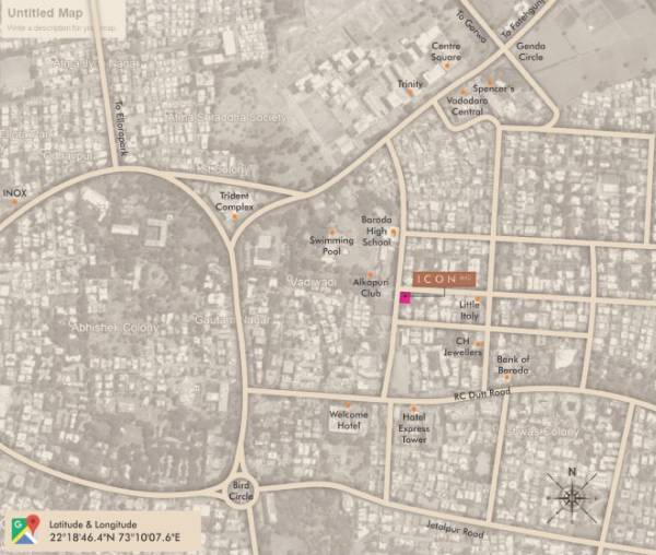 Images for Location Plan of Hallmark Icon 42 Alkapuri