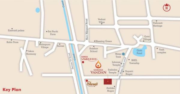  shreeji-vandan-phase-iii Location Plan