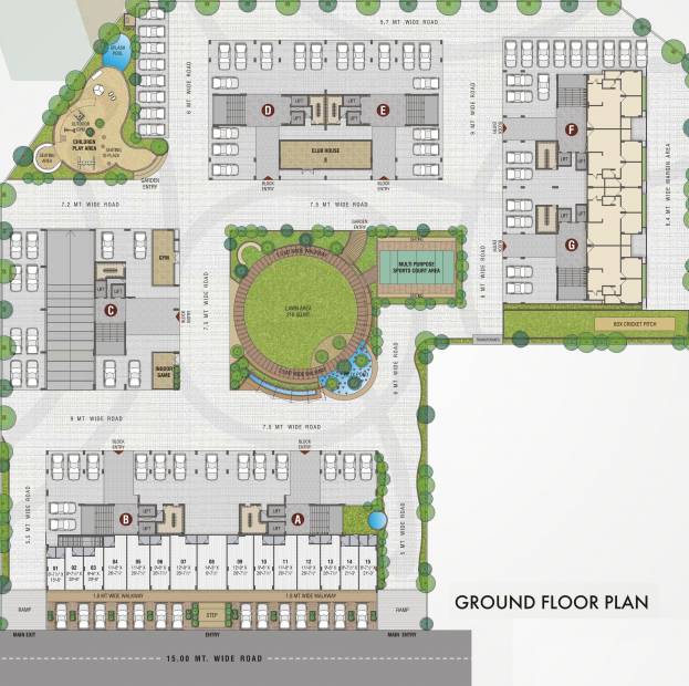  pancham-pentagon-phase-1 Images for Cluster Plan of Pavanputra Pancham Pentagon