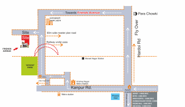  friends avenue Location Plan