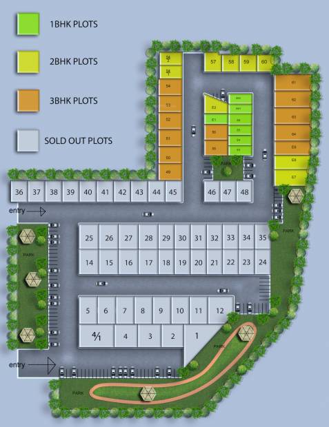 Images for Master Plan of Skycity City Heart Luxury Affordable Homes